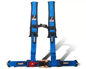 DragonFire 2" H-Style 4-Point UTV Harness Sewn In Blue