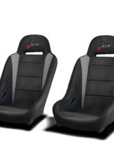DragonFire HighBack GT Seats Black And Titanium Polaris RZR | Genera | lXP                                     - 15-1159 - Image 4