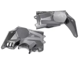 FourWerx Carbon Fiber Upper Dash Side Panels Can Am Maverick X3 2017-2021