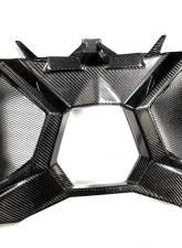 FourWerx Carbon Fiber Exhaust Surround/Rear Shroud Can-Am Maverick X3                                     - X3-CF-EXTRIM - Image 6