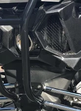 FourWerx Carbon Fiber Exhaust Surround/Rear Shroud Can-Am Maverick X3                                     - X3-CF-EXTRIM - Image 3