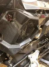 FourWerx Carbon Fiber Exhaust Surround/Rear Shroud Can-Am Maverick X3                                     - X3-CF-EXTRIM - Image 5