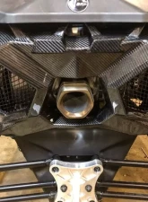 FourWerx Carbon Fiber Exhaust Surround/Rear Shroud Can-Am Maverick X3                                     - X3-CF-EXTRIM - Image 6