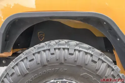 JK Inner Fenders Rear Jeep Wrangler JK 07-18 Powder Coat JCR Offroad - JKRX-IF-PC