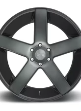 DUB S116 Baller Black & Machined w/ Dark Tint 1-Piece Cast Wheel 22x9.5 6x139.7 19mm                                     - S116229584+19 - Image 3