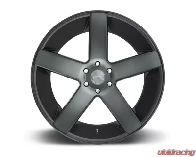 DUB S116 Baller Black & Machined w/ Dark Tint 1-Piece Cast Wheel 22x9.5 6x139.7 19mm - S116229584+19