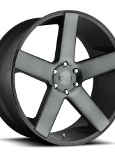 DUB S116 Baller Black & Machined w/ Dark Tint 1-Piece Cast Wheel 22x9.5 6x139.7 19mm                                     - S116229584+19 - Image 2