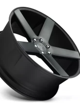 DUB S116 Baller Black & Machined w/ Dark Tint 1-Piece Cast Wheel 22x9.5 6x139.7 19mm                                     - S116229584+19 - Image 3