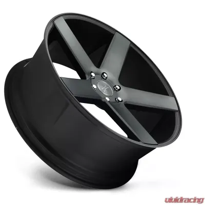 DUB S116 Baller Black & Machined w/ Dark Tint 1-Piece Cast Wheel 22x9.5 6x139.7 19mm - S116229584+19