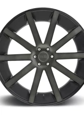DUB S121 Shot Calla Black & Machined w/ Dark Tint 1-Piece Cast Wheel 22x9 5x114.3 38mm                                     - S121229065+38 - Image 3