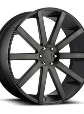 DUB S121 Shot Calla Black & Machined w/ Dark Tint 1-Piece Cast Wheel 22x9 5x114.3 38mm                                     - S121229065+38 - Image 2