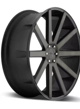 DUB S121 Shot Calla Black & Machined w/ Dark Tint 1-Piece Cast Wheel 22x9 5x114.3 38mm                                     - S121229065+38 - Image 3