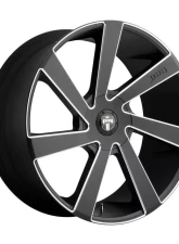 DUB S133 Directa Wheel 22x9.5 Blank 25mm Matte Black Milled                                     - S133229500+25D - Image 3