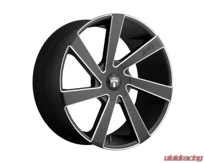 DUB S133 Directa Wheel 22x9.5 Blank 25mm Matte Black Milled - S133229500+25D