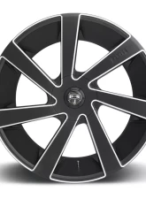 DUB S133 Directa Black & Milled 1-Piece Cast Wheel 22x9.5 5x115|5x120.7 15mm                                     - S133229506+15 - Image 3