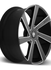 DUB S133 Directa Black & Milled 1-Piece Cast Wheel 22x9.5 5x115|5x120.7 15mm                                     - S133229506+15 - Image 3