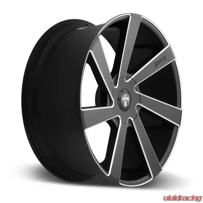 DUB S133 Directa Black & Milled 1-Piece Cast Wheel 22x9.5 5x115|5x120.7 15mm - S133229506+15