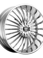 DUB S140 Suave Wheel 24x9.5 Blank 10mm Chrome Plated                                     - S140249500+10D - Image 2