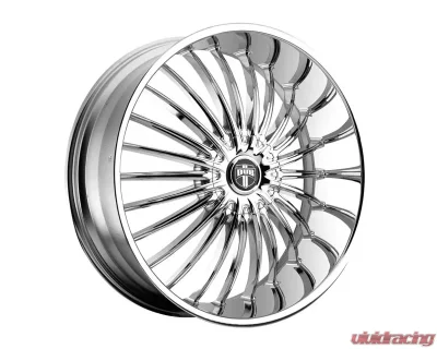 DUB S140 Suave Wheel 24x9.5 Blank 10mm Chrome Plated - S140249500+10D