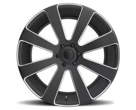 DUB S187 8-Ball Black & Milled 1-Piece Cast Wheel 22x9.5 6x135 30mm