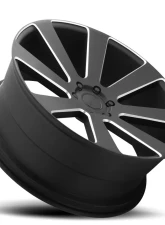 DUB S187 8-Ball Black & Milled 1-Piece Cast Wheel 24x10 6x139.7 20mm                                     - S187240077+20 - Image 3