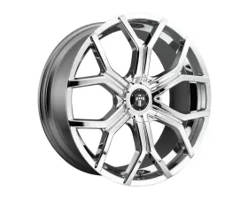 DUB S207 Royalty Wheel 24x9.5 Blank 33mm Chrome Plated