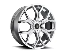 DUB S207 Royalty Chrome 1-Piece Cast Wheel 22x9.5 6x135|6x139.7 30mm