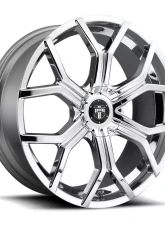DUB S207 Royalty Chrome 1-Piece Cast Wheel 22x9.5 6x135|6x139.7 30mm                                     - S207229597+30 - Image 2