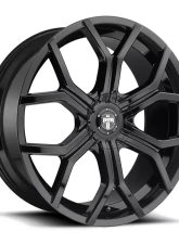 DUB S208 Royalty Gloss Black 1-Piece Cast Wheel 22x9.5 6x135|6x139.7 30mm                                     - S208229597+30 - Image 2