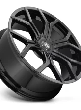 DUB S208 Royalty Gloss Black 1-Piece Cast Wheel 24x9.5 6x135|6x139.7 30mm                                     - S208249597+30 - Image 2