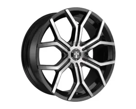 DUB S209 Royalty Wheel 24x9.5 Blank 33mm Gloss Machined Double Dark Tint
