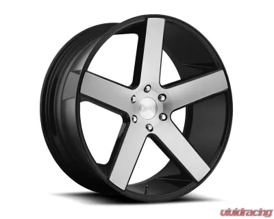 DUB S217 Baller Gloss Black Brushed 1-Piece Cast Wheel 22x9.5 6x139.7 19mm - S217229584+19