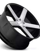 DUB S217 Baller Gloss Black Brushed 1-Piece Cast Wheel 22x9.5 6x139.7 19mm                                     - S217229584+19 - Image 2