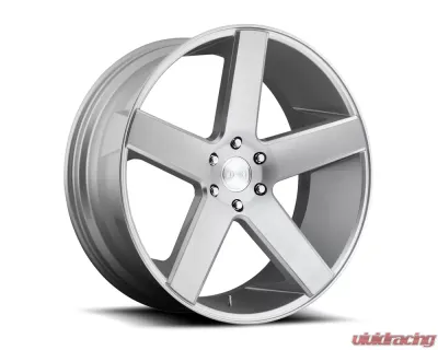 DUB S218 Baller Brushed Silver 1-Piece Cast Wheel 24x10 6x139.7 19mm - S218240084+19