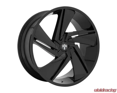 DUB S247 Fade Wheel 22x9.5 Blank 32mm Gloss Black - S247229500+32D