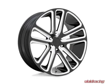 DUB S255 Flex Wheel 24x10 5x127 10mm Gloss Black Milled - S255240073+10