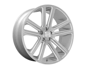 DUB  S257 Flex Wheel 24.00x10.00 6x139.70 30mm Gloss Silver Brushed Face