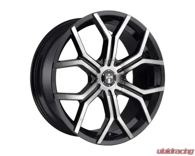 DUB 1PC S209 Royalty Wheel 22x9.5 6X120/6X132 30mm Gloss Machined Double Dark Tint - S2092295F9+30