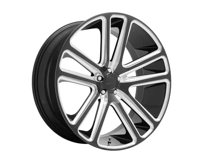 DUB S255 Flex Wheel 26x10 5x127 10mm Gloss Black Milled - S255260073+10