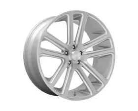 DUB S257 Flex Wheel 26x10 5x139.7 25mm Gloss Silver Brushed Face