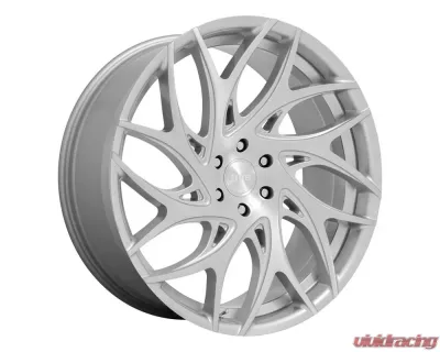 DUB 1PC S261 G.O.A.T. Wheel 24x10 6X135 30mm Silver Brushed Face - S261240089+30
