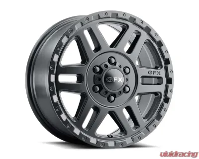 G-FX Wheels Van Wheels MV2 16x6.5 6x130 45mm Matte Black - MV2 665-6130-45 MB