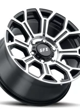 G-FX Wheels Truck Wheels TR-19 17x8.5 6x139.7 0mm Gloss Black Machined Face                                     - T19 785-6139-00 GBMF - Image 2
