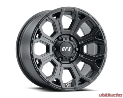 G-FX Wheels Truck Wheels TR-19 17x8.5 6x139.7 0mm Matte Black - T19 785-6139-00 MB