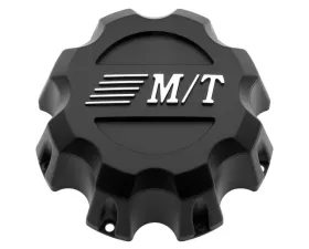 Sidebiter II Center Caps 8X6.50 Bolt On Closed 165MM Flat Black Mickey Thompson