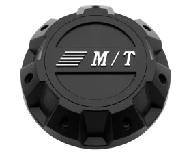 Sidebiter II Center Caps 6X5.50/135 Bolt On Closed Flat Black Mickey Thompson