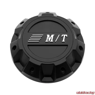 Sidebiter II Center Caps 6X5.50/135 Bolt On Closed Flat Black Mickey Thompson - 250399