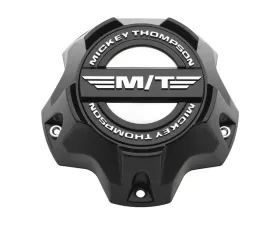 SD-5 Black Center Caps 5X150 Bolt On Closed Flat Black Mickey Thompson