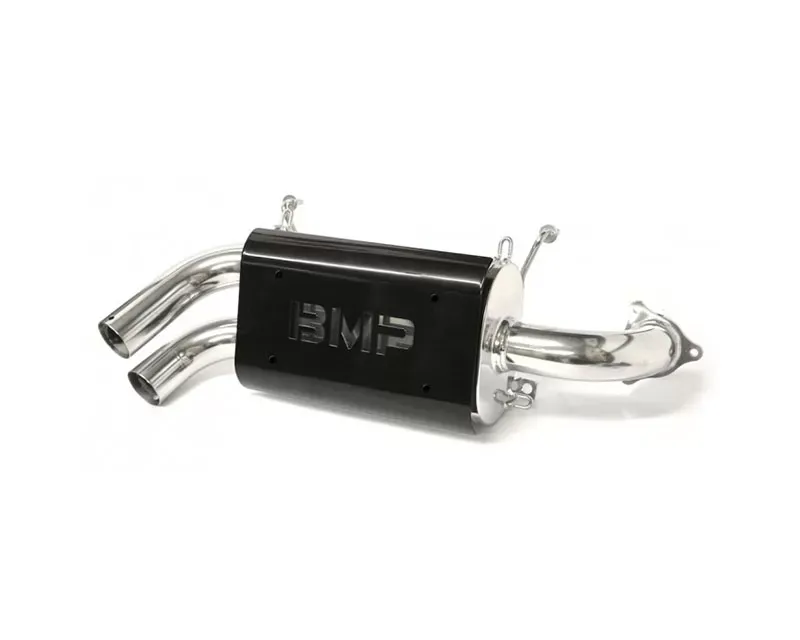 Bikeman Performance Ceramic Black Slip-On Exhaust Polaris RZR XP Turbo | Turbo S 2016-2022 - 17-312-CB