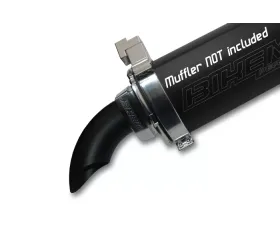 Bikeman Performance Big Mo Exhaust 90-Degrees Ceramic Black Turn-Out